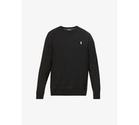 Polo Ralph Lauren Mens Polo Ralph Lauren Long-Sleeved Double-Knit Woven Jumper Polo Black 2XL