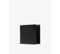 Polo Ralph Lauren Mens Polo Ralph Lauren Pony-Embossed Pebbled Leather Billfold Wallet Black