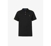 Polo Ralph Lauren Mens Custom Slim Fit Interlock Polo Shirt - Colour: Core 001 Polo Black - Size: XXL