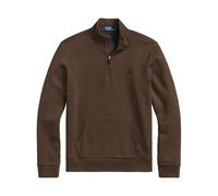 Polo Ralph Lauren Mens Quarter-Zip Sweatshirt Nutmeg Brown Heather NUTMEG BROWN-001 L