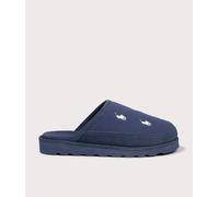 Men's Polo Ralph Lauren RD SCFF II Mens Slippers Navy/Paper White - Blue - Size: 10
