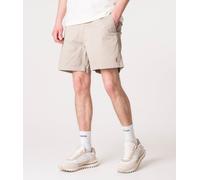 Polo Ralph Lauren Mens Khaki Tan Prepster Logo-embroidered Classic-fit Stretch-cotton Shorts Xl
