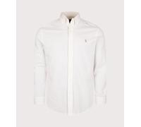 Polo Ralph Lauren Mens Relaxed Fit Featherweight Mesh Shirt - Colour: 146 Pale Cream - Size: Medium