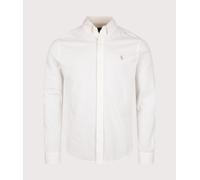 Polo Ralph Lauren Mens Relaxed Fit Featherweight Mesh Shirt - Colour: 146 Pale Cream - Size: Small