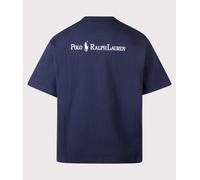 Polo Ralph Lauren Mens Relaxed Fit Logo Jersey T-Shirt - Colour: 004 Cruise Navy - Size: Medium