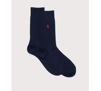 Polo Ralph Lauren Mens Ribbed Trouser Socks - Colour: 006 Navy - Size: One Size