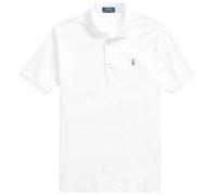 Polo Ralph Lauren Mens Short Sleeve Knit Pima Polo, Ralph Lauren White, Large