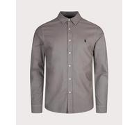 Polo Ralph Lauren Mens Slim Fit Garment-Dyed Oxford Shirt - Colour: 004 Perfect Grey - Size: XXL