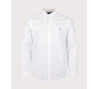 Polo Ralph Lauren Mens Slim Fit Oxford Shirt - Colour: 006 BSR White - Size: Medium