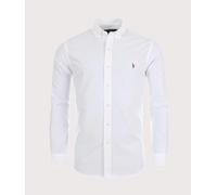 Polo Ralph Lauren Men's Slim Fit Oxford Long Sleeve Shirt - BSR White - XL