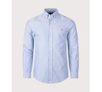 Polo Ralph Lauren Men's Slim Fit Oxford Long Sleeve Shirt - BSR Blue - L