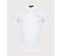 Polo Ralph Lauren Mens Slim Fit Soft Touch Pima Polo Shirt - Colour: Core 001 White - Size: Medium Medium