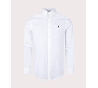 Fitted Shirt in Stretch Poplin White
