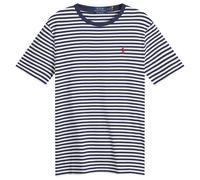 Polo Ralph Lauren Men's Stripe Logo T-Shirt Newport Navy/White