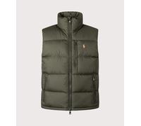 Polo Ralph Lauren Mens The Gorham Down Vest - Colour: 003 Company Olive - Size: Medium