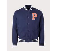 Polo Ralph Lauren Men's Fleece Baseball Jacket Cruise Navy