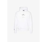 Polo Ralph Lauren Mens White Brand-embroidered Relaxed-fit Cotton-blend Hoody Xxl