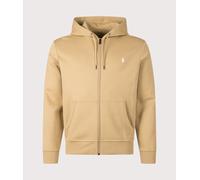 Polo Ralph Lauren Mens Zip Through Double Knit Hoodie - Colour: 090 Classic Camel - Size: Medium