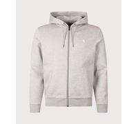 Polo Ralph Lauren Mens Zip Through Double Knit Hoodie - Colour: 513 Dark Sport Heather - Size: Medium