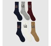Polo Ralph Lauren Multi Crew Sock 6 Pack One size