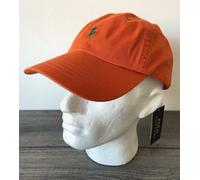 POLO RALPH LAUREN ORANGE LOGO BASEBALL CAP BNWT