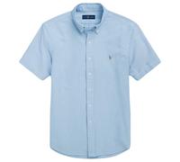 Polo Ralph Lauren Mens Custom Fit Short Sleeve Lightweight Oxford Shirt - Colour: 001 BSR Blue - Size: XXL