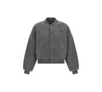 POLO RALPH LAUREN Padded Knit Braided Bomber Jacket XS