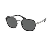 Polo Ralph Lauren Man Ph3151 921687 Sunglasses Metal Black Grey Squared Normal