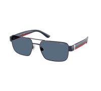 Polo Ralph Lauren Man PH3161 943680 Sunglasses Metal Blue Blue Squared Normal