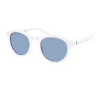 Polo Ralph Lauren PH4192 554472 Man Sunglasses Acetate White Blue Round Normal