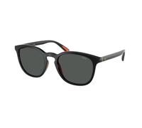 Polo Ralph Lauren PH4222U 500187 Man Sunglasses Injected Black Grey Round Normal