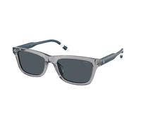 Polo Ralph Lauren Man Sunglass PH4240U - Frame color: Shiny Transparent Grey, Lens color: Dark Grey