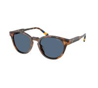 Polo Ralph Lauren PH4241U 608980 Man Sunglasses Acetate Red Blue Round Normal
