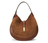 POLO RALPH LAUREN Polo ID Handbag Genuine Leather 42.5 cm brown