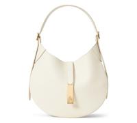 POLO RALPH LAUREN Polo ID Shoulder Bag Genuine Leather 25.5 cm beige