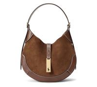 POLO RALPH LAUREN Polo ID Shoulder bag Genuine Leather 26 cm brown