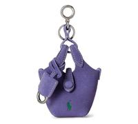 POLO RALPH LAUREN Polo Play Leather Bag Charm, 9.5 cm purple