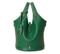 POLO RALPH LAUREN Polo Play Shopper Bag Genuine Leather 39.5 cm green