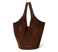 POLO RALPH LAUREN Polo Play Shopper Bag Genuine Leather 49 cm brown
