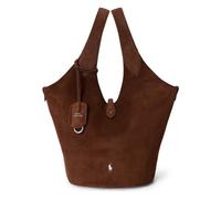 POLO RALPH LAUREN Polo Play Shoulder Bag Genuine Leather 39.5 cm brown