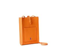 Polo Ralph Lauren Polo Play textured leather crossbody bag - Orange One Size