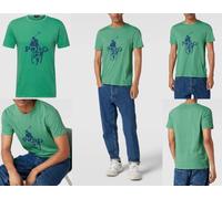 Polo Ralph Lauren Polo Player 67 Print T-Shirt Custom Slim Fit Tee New S