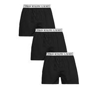 Ralph Lauren Stretch Cotton Boxer 3-Pack Black/Black/Black S 714866472001