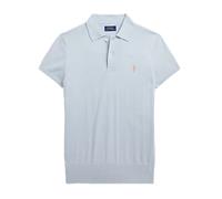 Polo Ralph Lauren Polo Shirt Pima Cotton Knit Polo Shirt Blouse Baby Blue XL