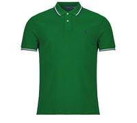 Polo Ralph Lauren Polo shirt POLO COUPE DROITE EN COTON BASIC MESH COL RAYE in Green EU S