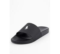 Ralph Lauren Signature Pony Flip Flops Pure Black - 43
