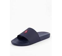 Polo Ralph Lauren Pool Sliders, Navy, Size 6, Men Navy