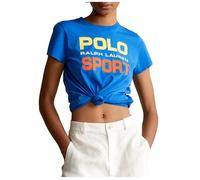 Polo Ralph Lauren Rainbow Logo T-shirt Retro Preppy Shirt Blouse Top New M