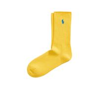Polo Ralph Lauren ribbed-embroidered socks - Yellow 9-11
