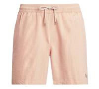 POLO RALPH LAUREN Seersucker Traveller Stretch Swimming Shorts (UK, Alpha, M, Regular, Regular, Peach)